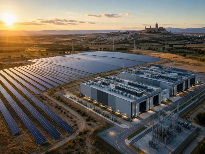Acciona e IGNIS sellan una alianza para desarrollar un centro de datos alimentado con energía solar en Segovia