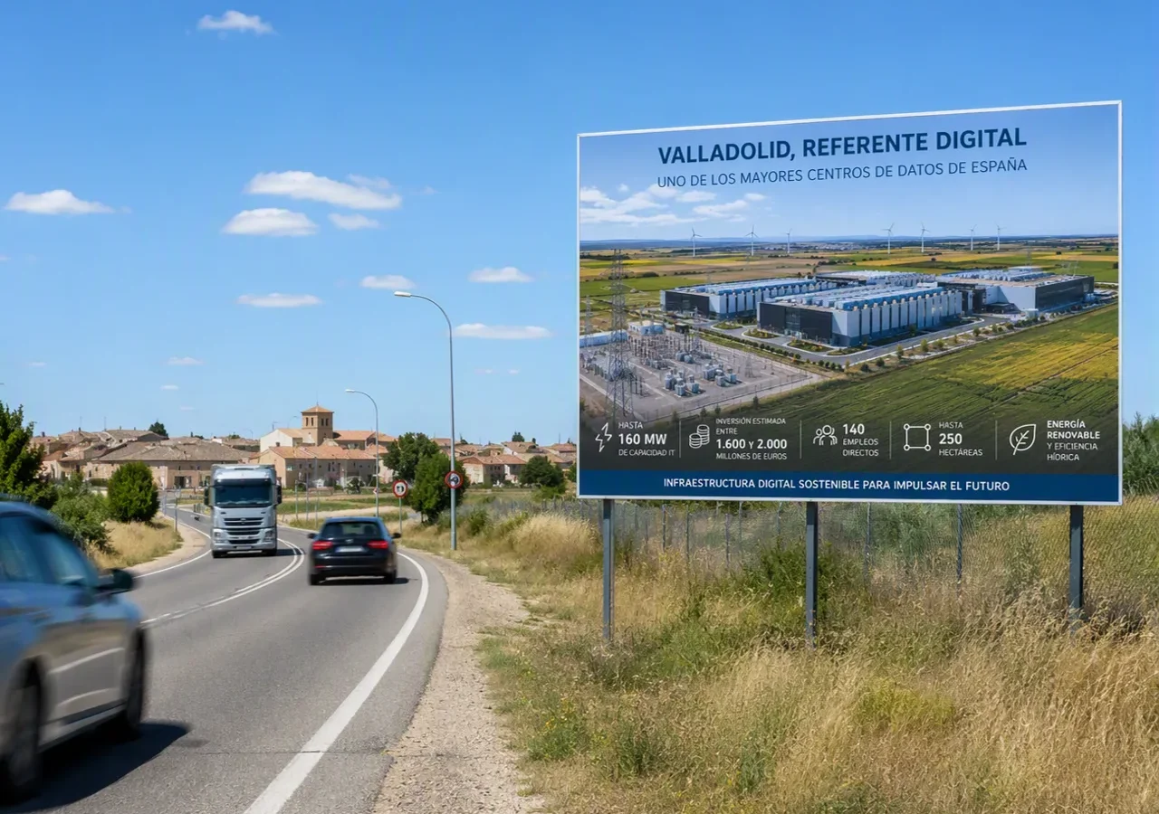 Valladolid entra en la carrera de los grandes centros de datos de España con una inversión de hasta 2.000 millones de euros