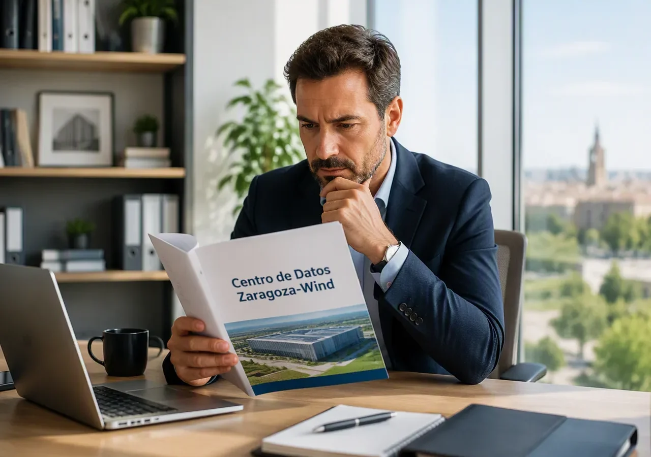 Merlin Properties revela cómo será Zaragoza-Wind, su futuro campus de centros de datos de 144 MW en Aragón