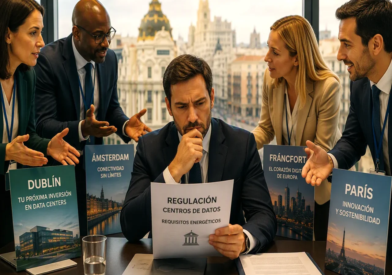 Madrid alerta de que la nueva regulación de los centros de datos puede restar competitividad a España