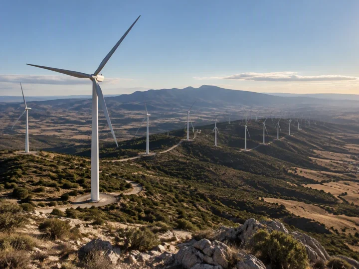 Aragón da luz verde a 22 aerogeneradores para alimentar el centro de datos de Merlin Properties en Botorrita