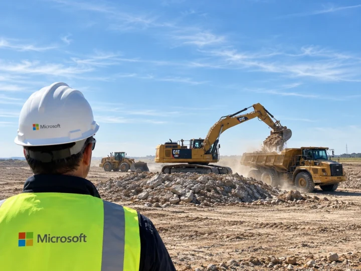Microsoft inicia la preparación del terreno de su futuro campus de Data Centers en Zaragoza